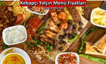 Kebapçı Yalçın Menü Fiyatları