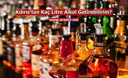Kıbrıs'tan Kaç Litre Alkol Getirebilirim?