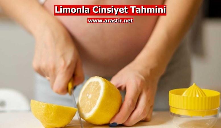 Limonla Cinsiyet Tahmini Nasıl Yapılır? Kız mı, Erkek mi Olacak?