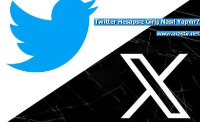 Twitter Hesapsız Giriş Nasıl Yapılır?
