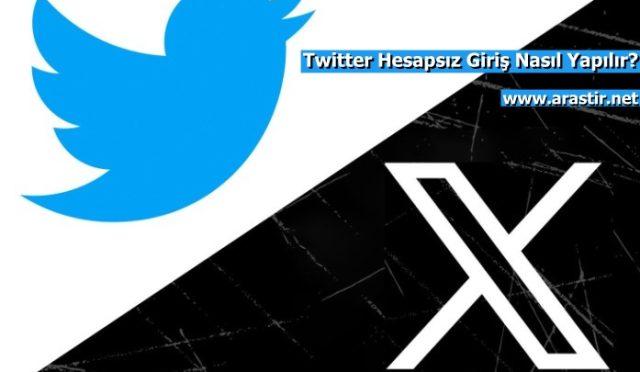 Twitter Hesapsız Giriş Nasıl Yapılır?