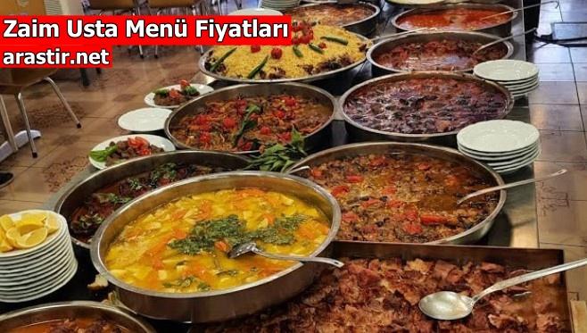 Zaim Usta Menü Fiyatları – Güncel Fiyat Listesi 2024