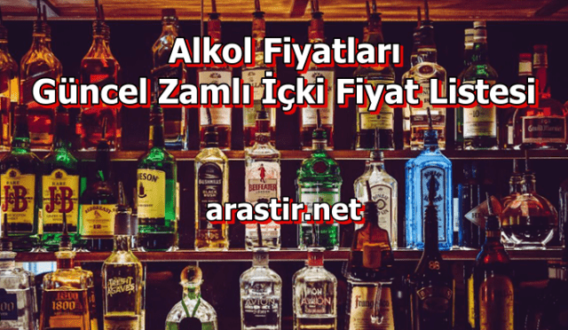 Alkol Fiyatları – Güncel Zamlı İçki Fiyat Listesi 2025