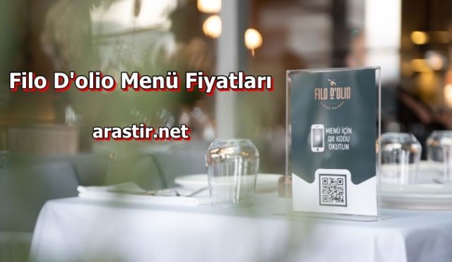 Filo D'olio Menü Fiyatları