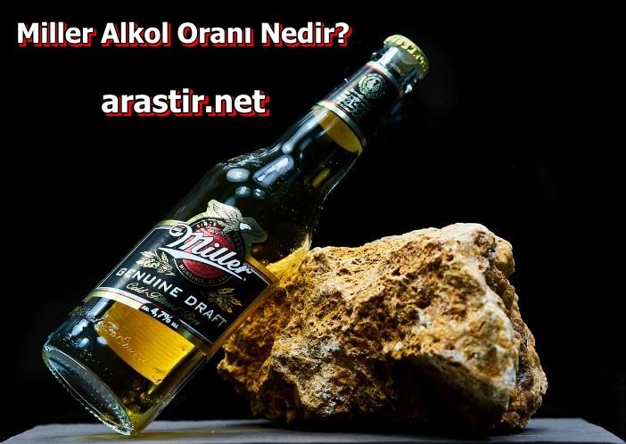 Miller Alkol Oranı Nedir? Miller İçerisinde Alkol Olarak Ne Vardır?
