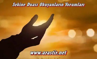 Sekine Duası Okuyanların Yorumları