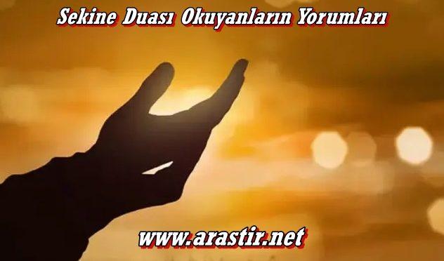 Sekine Duası Okuyanların Yorumları