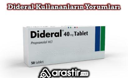 Dideral Kullananların Yorumları