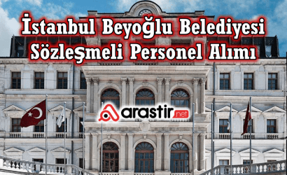 İstanbul Beyoğlu Belediyesi Sözleşmeli Personel Alım